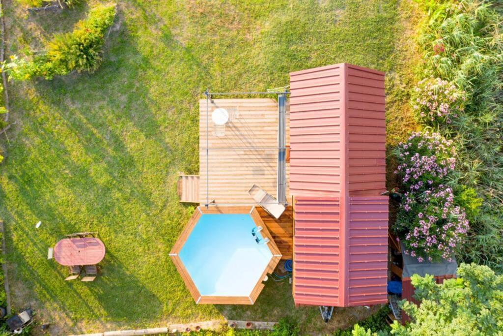 Myinsolite - Tiny-House, Jacuzzi, Brasero, Piscine Aigues-Mortes Kültér fotó