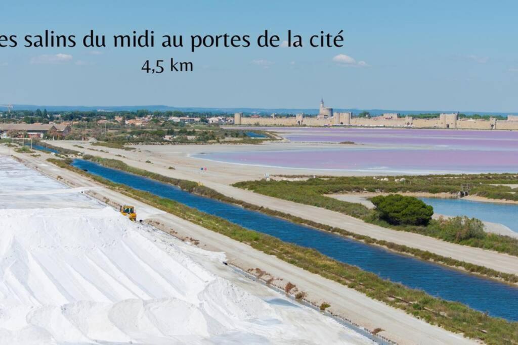 Myinsolite - Tiny-House, Jacuzzi, Brasero, Piscine Aigues-Mortes Kültér fotó