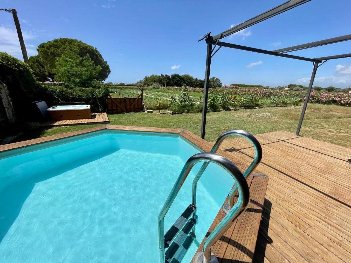 Myinsolite - Tiny-House, Jacuzzi, Brasero, Piscine Aigues-Mortes Kültér fotó