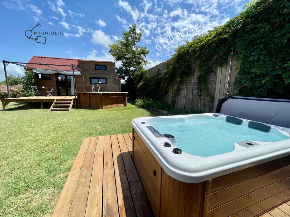 Myinsolite - Tiny-House, Jacuzzi, Brasero, Piscine Aigues-Mortes Kültér fotó